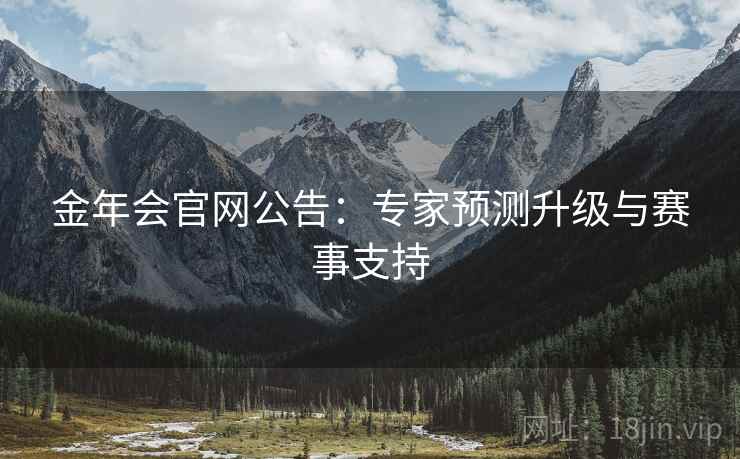 金年会官网公告：专家预测升级与赛事支持