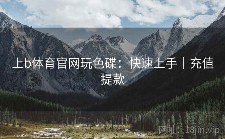 上b体育官网玩色碟:快速上手|充值提款